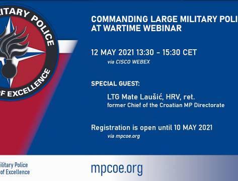 Commanding Large Military Police Units at Wartime Webinar