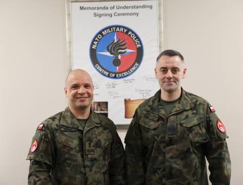 Visit of the Polish Military Gendarmerie Key Leaders to the NATO MP COE on the 27th FEB 2020