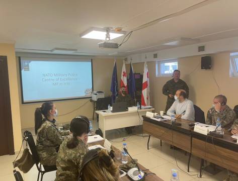 Day 2 of Lessons Learned Course for Georgian MP